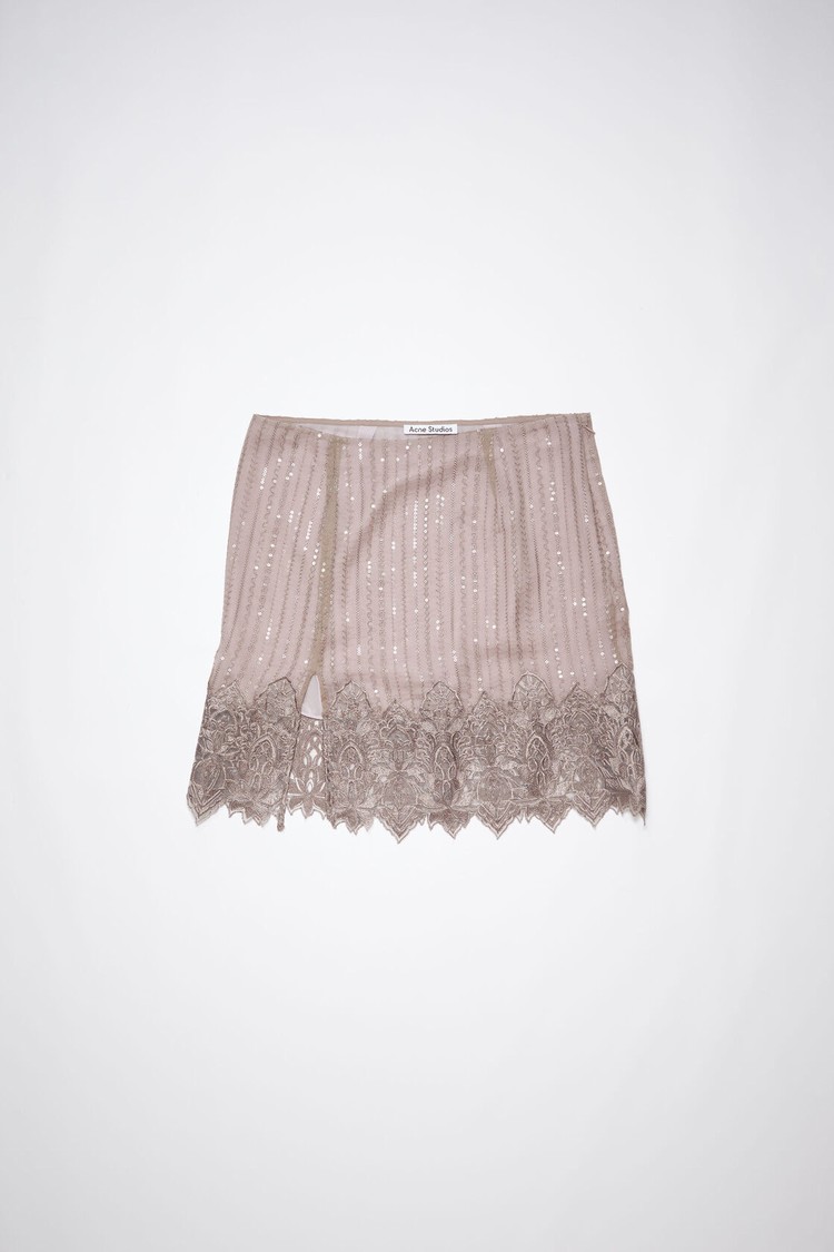 Grey Acne Studios Embroidered Women's Skirts | OJPD-74632