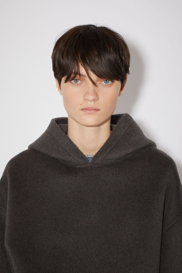 Grey Acne Studios Hooded Women's Hoodie | WQDA-21987