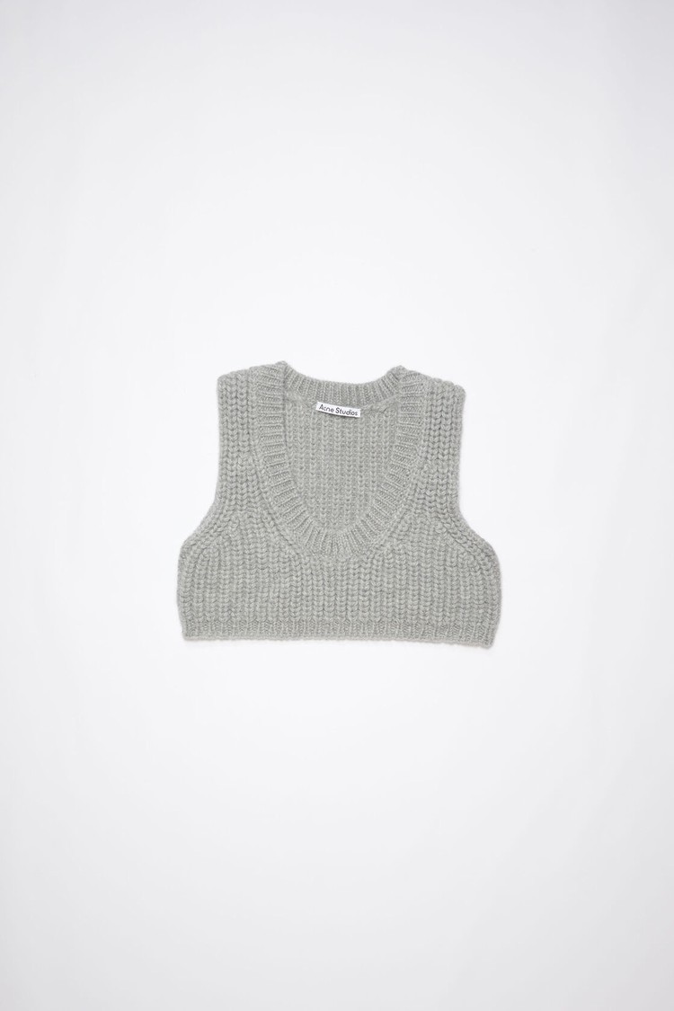 Grey Acne Studios Knitted Top Women's Knitwear | VJGY-81320