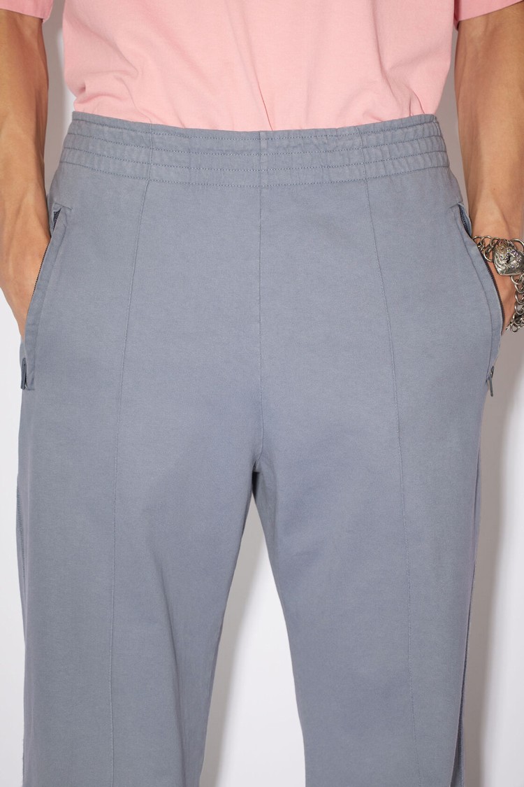 Grey Acne Studios Logo Men's Sweatpants | BWJM-86413