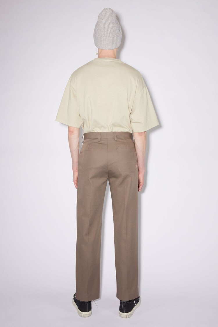 Grey Acne Studios Regular Fit Men's Trousers | RLVS-98562