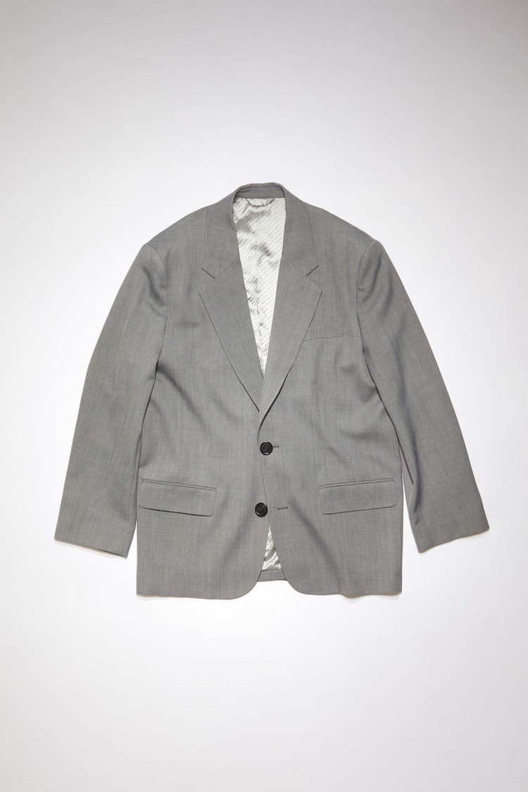 Grey Acne Studios Single-breasted Men's Jackets | NLZF-24531