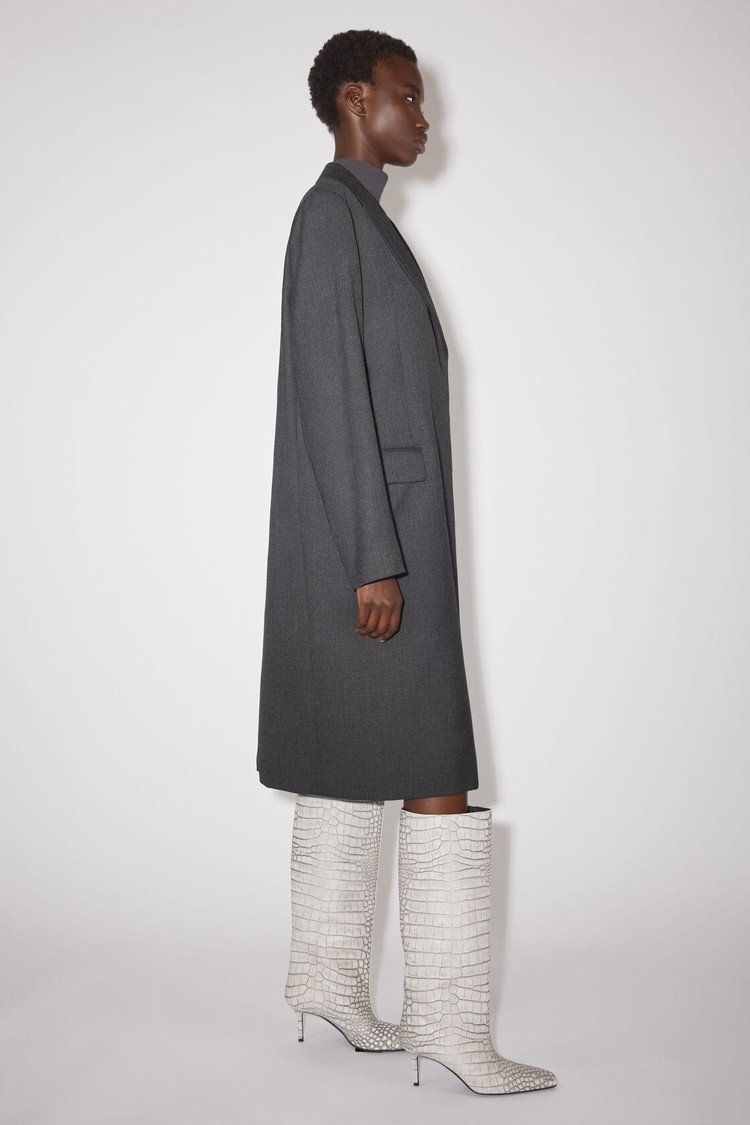 Grey Acne Studios Single-breasted Women's Coats | STJM-80293