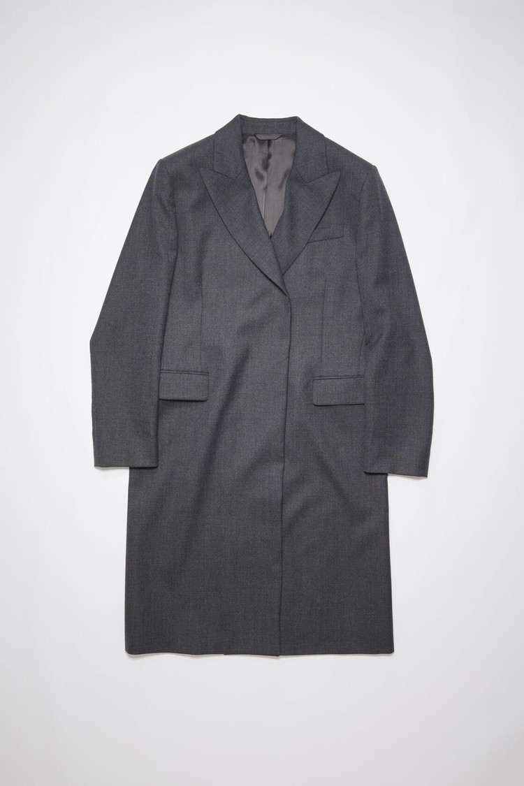 Grey Acne Studios Single-breasted Women's Coats | STJM-80293