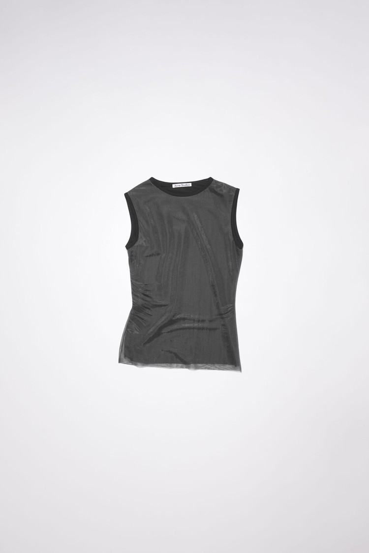 Grey Acne Studios Sleeveless Women's T Shirts | BHGI-63751