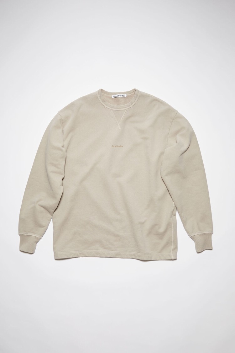 Grey Acne Studios Stamp Logo Men's Sweatshirts | RXEP-62315