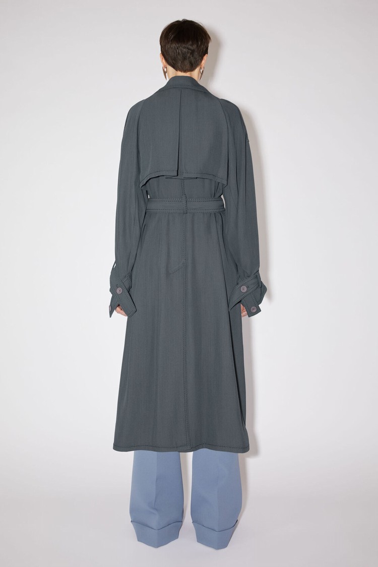 Grey Acne Studios Trench Women's Coats | VQZT-57961