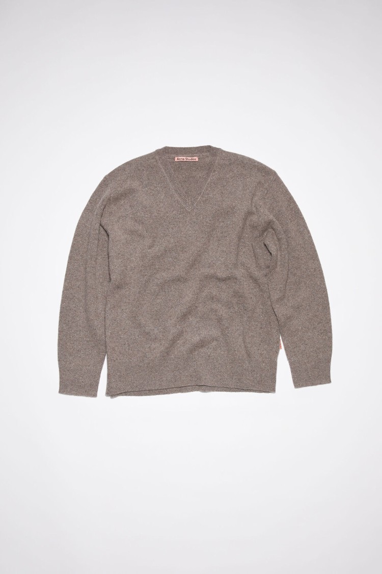 Grey Acne Studios Wool Cashmere Jumper Men's Knitwear | IYFU-52634