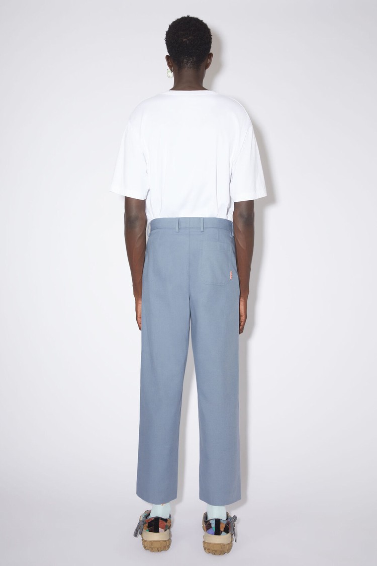 Indigo Acne Studios Regular Fit Men's Trousers | UICW-09426