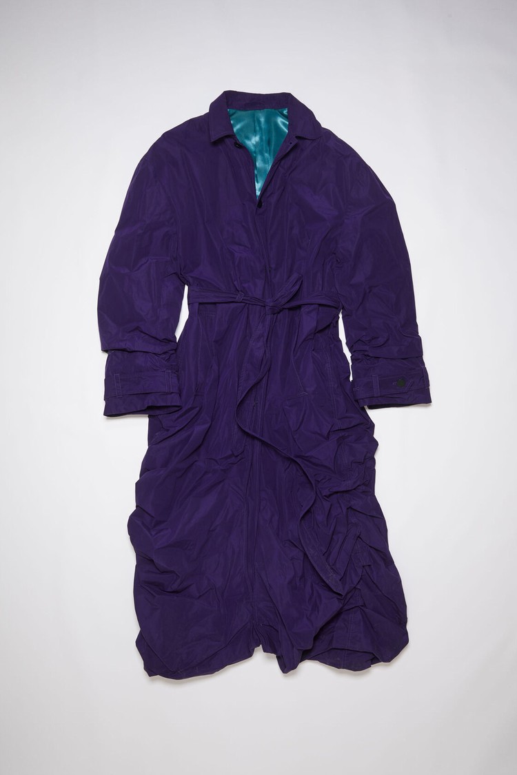 Indigo Acne Studios Trench Men's Coats | AMQW-20138