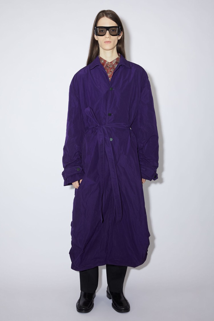 Indigo Acne Studios Trench Men\'s Coats | AMQW-20138