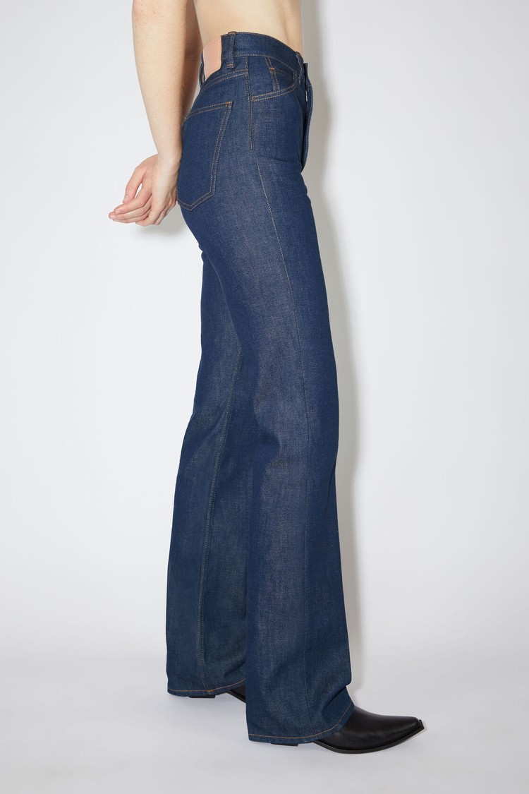 Indigo / Blue Acne Studios Regular Fit - 1977 Women's Jeans | JWQB-68394