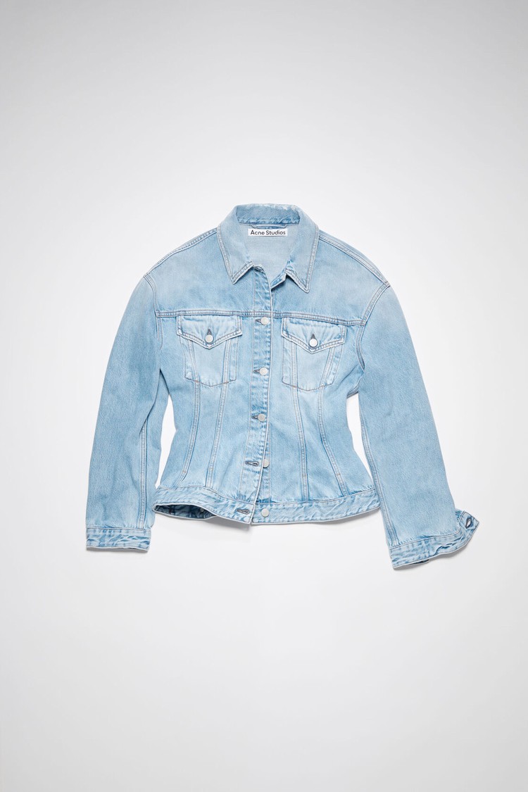 Light Blue Acne Studios Denim - Regular Fit Women's Jackets | FTLJ-02853