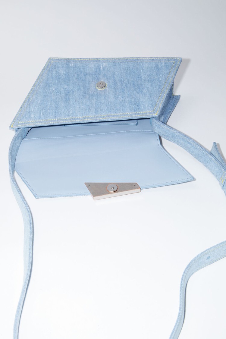 Light Blue Acne Studios Distortion Mini Bags | EGLS-50371