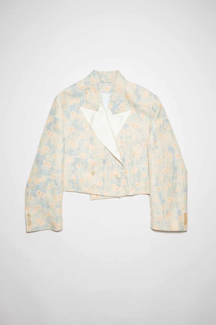 Light Blue Acne Studios Double-breasted Women's Jackets | IPHZ-57234