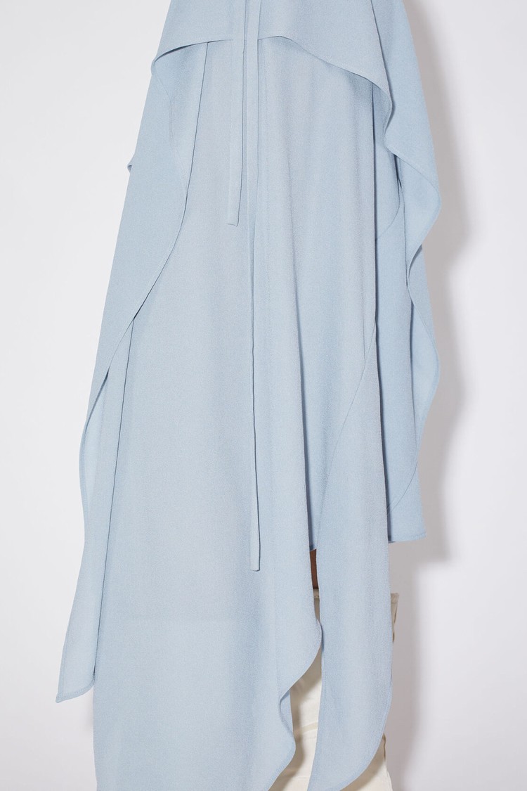 Light Blue Acne Studios Draped Women's Skirts | PXWU-65214