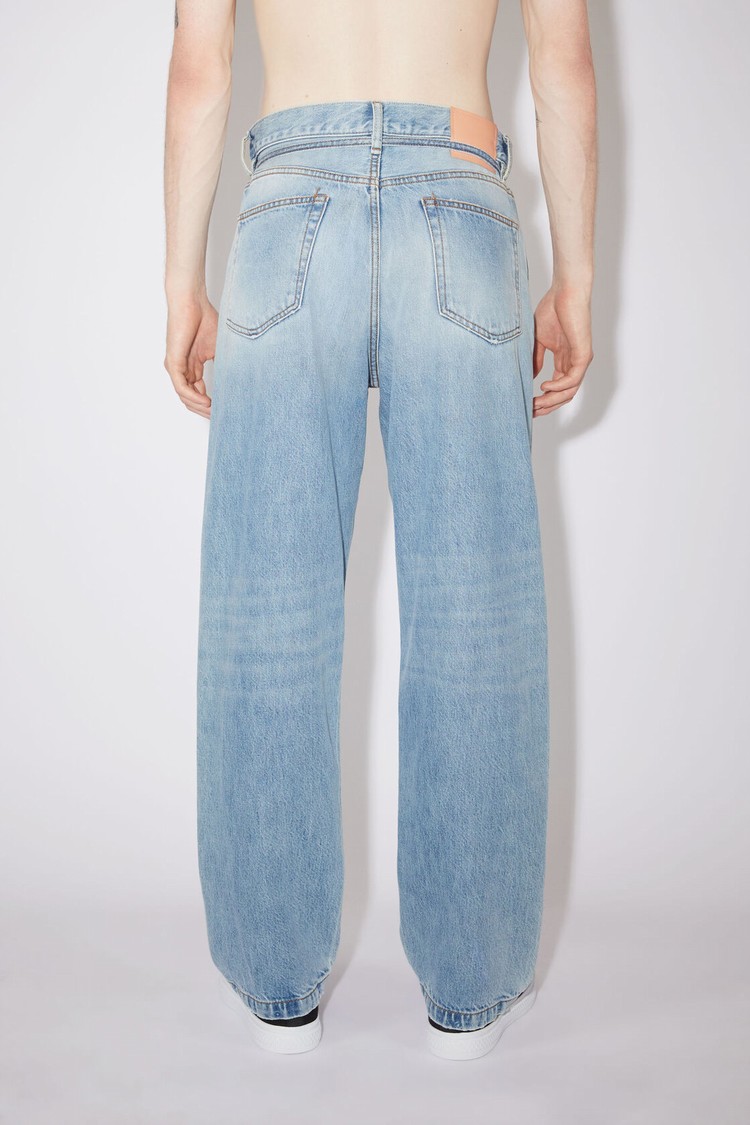 Light Blue Acne Studios Loose Fit - 1991 Toj Men's Jeans | QFAJ-06851