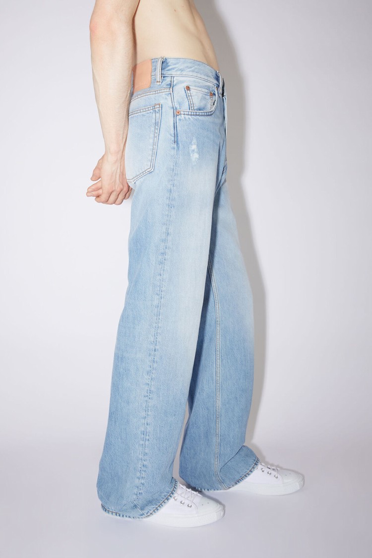 Light Blue Acne Studios Loose Fit - 2021 Men's Jeans | FWSD-64953