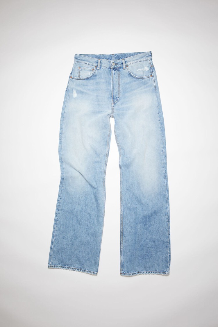 Light Blue Acne Studios Loose Fit - 2021 Men's Jeans | FWSD-64953