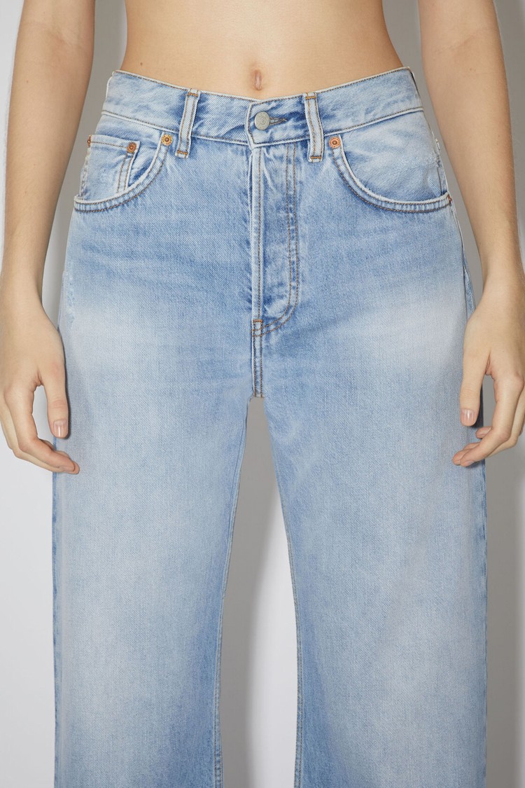 Light Blue Acne Studios Loose Fit - 2021 Women's Jeans | VQZY-25076