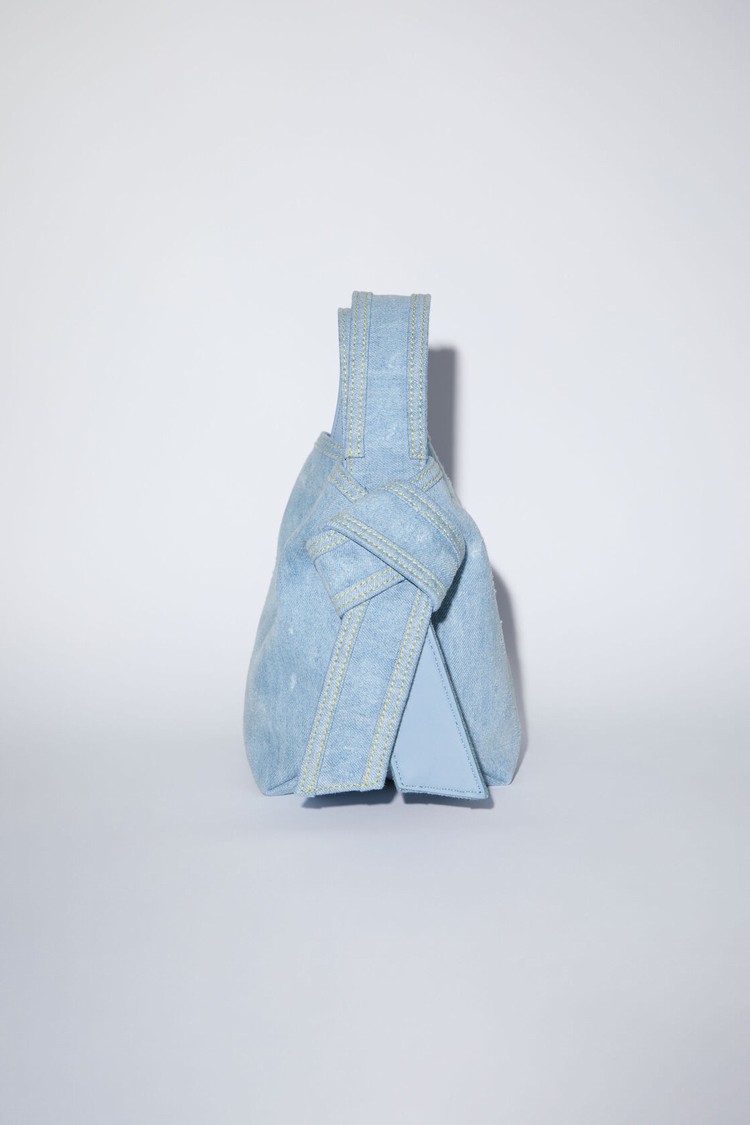 Light Blue Acne Studios Musubi Mini Shoulder Bag | EGXS-19870