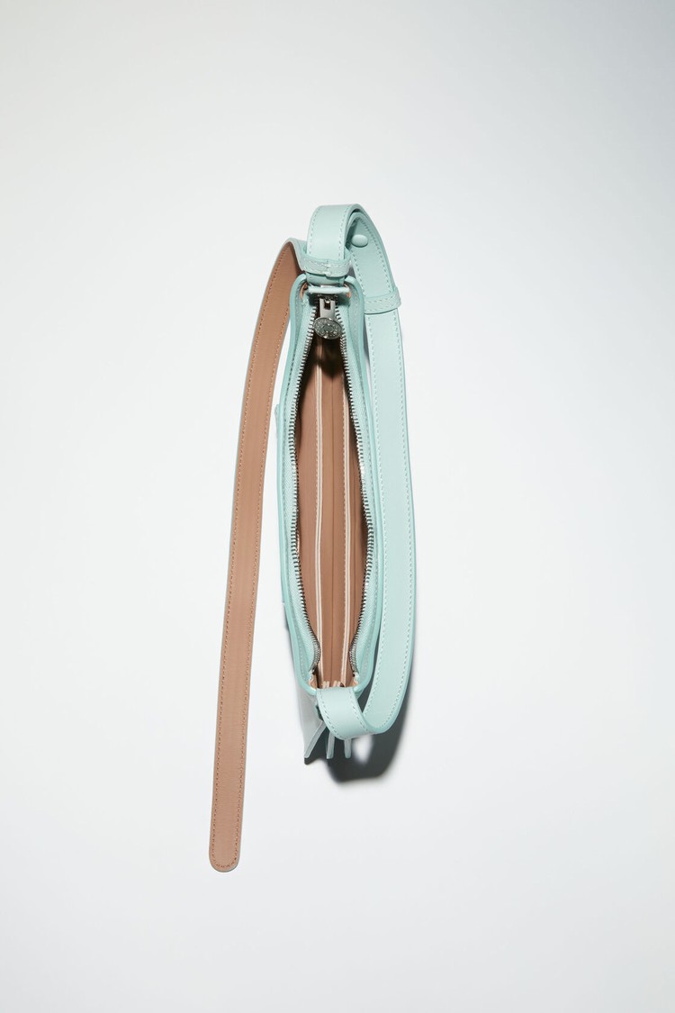 Light Blue Acne Studios Platt Mini Shoulder Bag | RNMU-91865