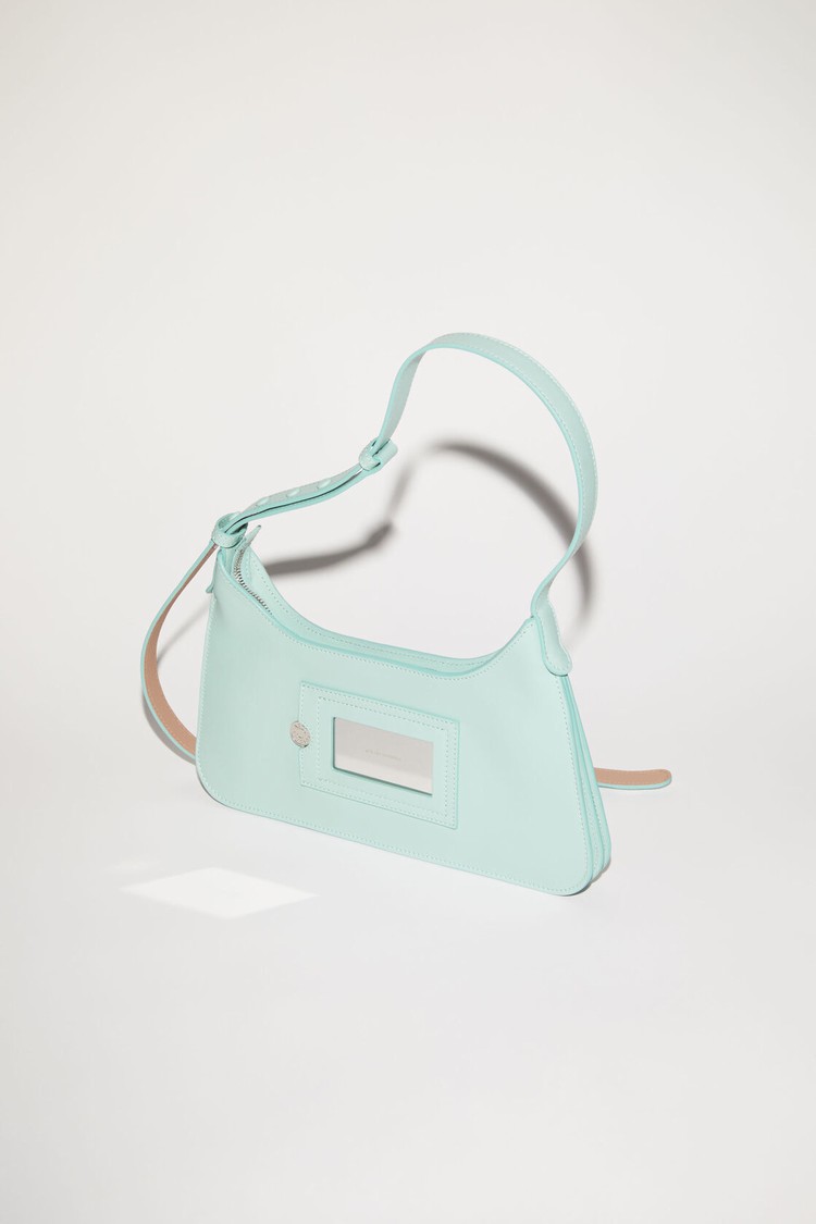 Light Blue Acne Studios Platt Mini Shoulder Bag | RNMU-91865