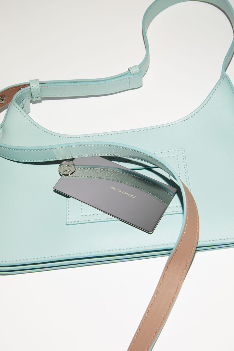 Light Blue Acne Studios Platt Mini Shoulder Bag | RNMU-91865