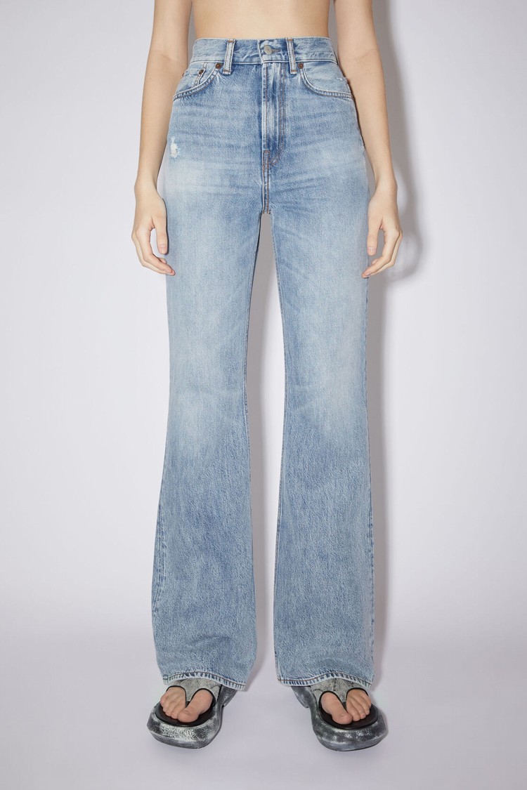 Light Blue Acne Studios Regular Fit - 1990 Women\'s Jeans | KHBS-67395