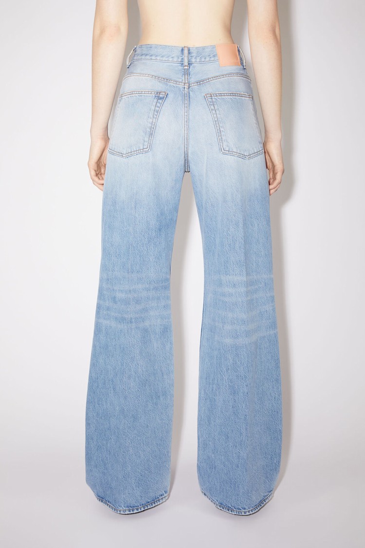 Light Blue Acne Studios Relaxed Fit - 2022 Women's Jeans | RSTG-51293