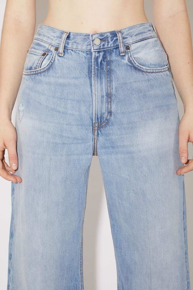 Light Blue Acne Studios Relaxed Fit - 2022 Women's Jeans | RSTG-51293