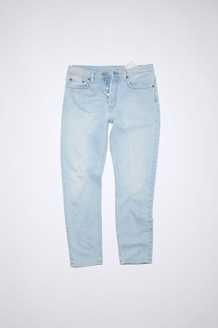 Light Blue Acne Studios Slim Fit - River Men's Jeans | KLNY-50786