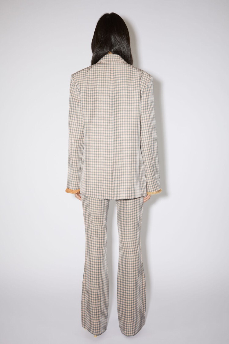 Light Blue / Pink Acne Studios Single-breasted Women's Suits | KOTB-64897