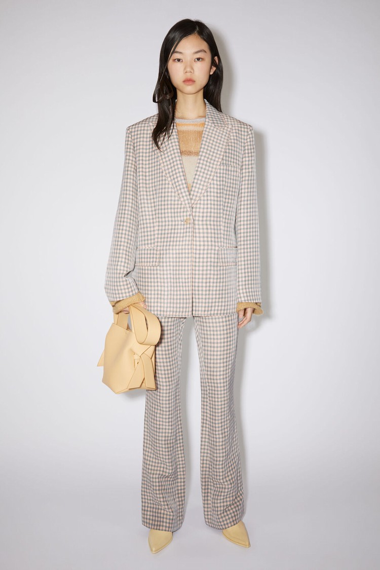 Light Blue / Pink Acne Studios Single-breasted Women\'s Suits | KOTB-64897