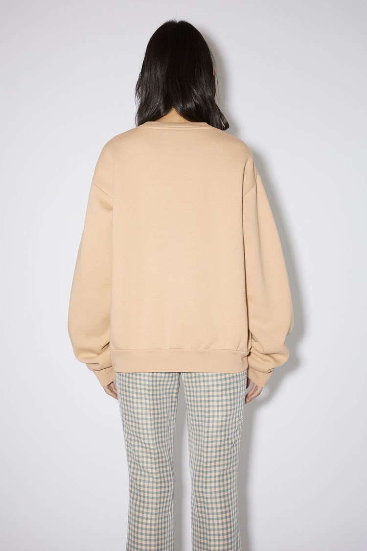 Light Brown Acne Studios Crew Neck Women's Sweatshirts | OCKL-95081