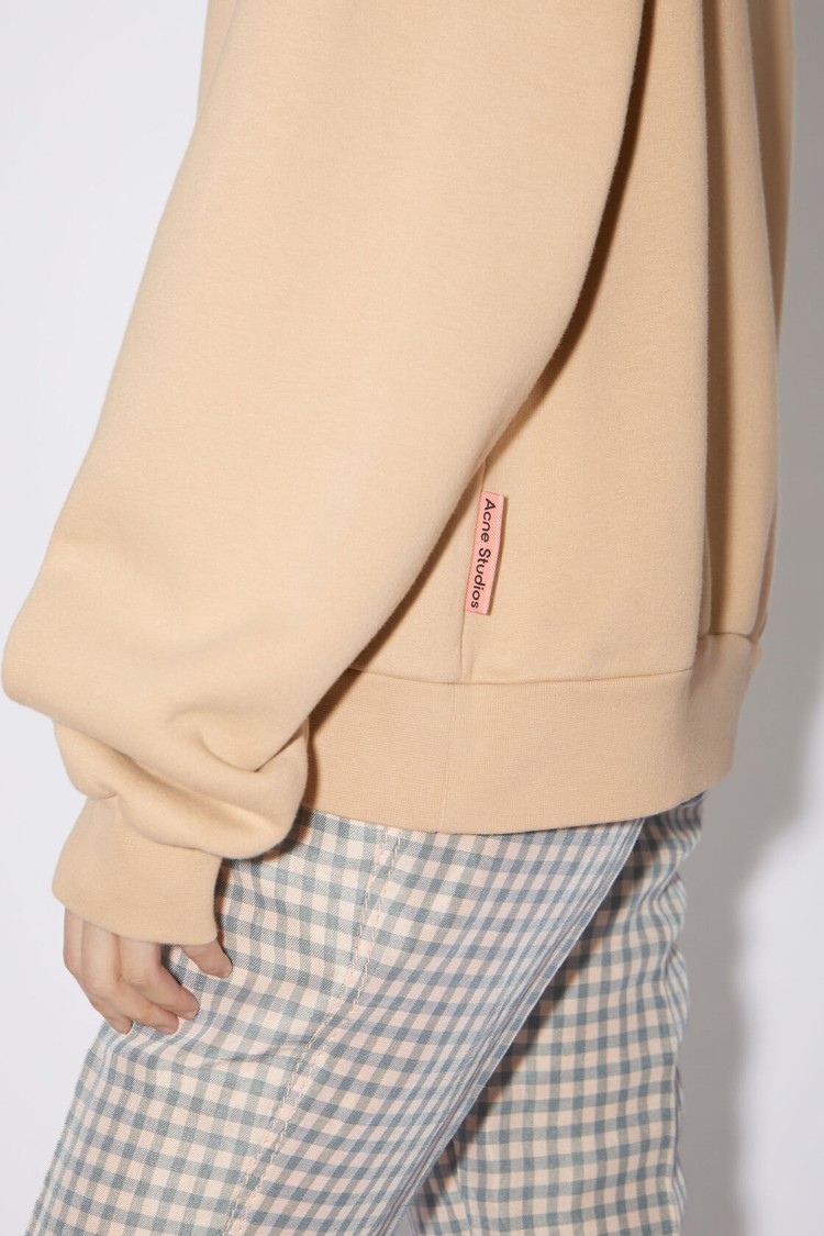 Light Brown Acne Studios Crew Neck Women's Sweatshirts | OCKL-95081