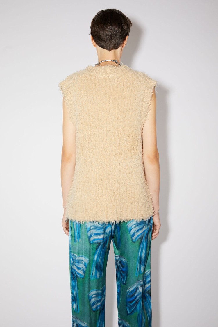 Light Brown Acne Studios Fluffy Merino Women's Knitwear | KETG-18943