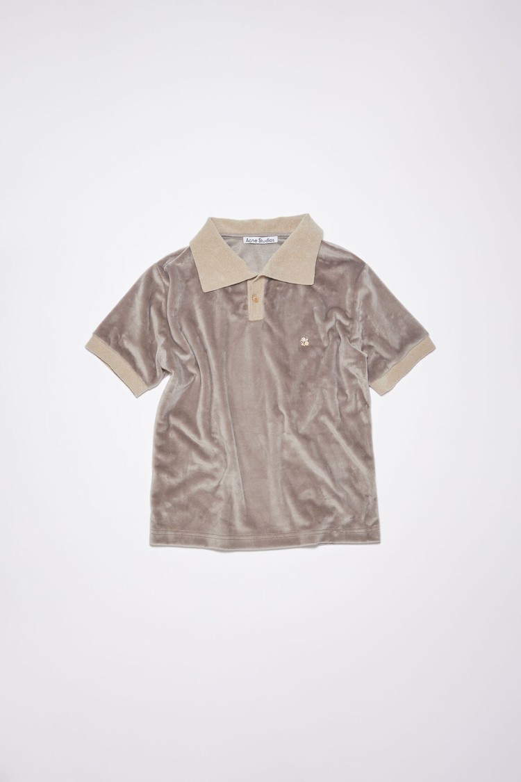 Light Brown Acne Studios Polo Men's T Shirts | XJRI-84617