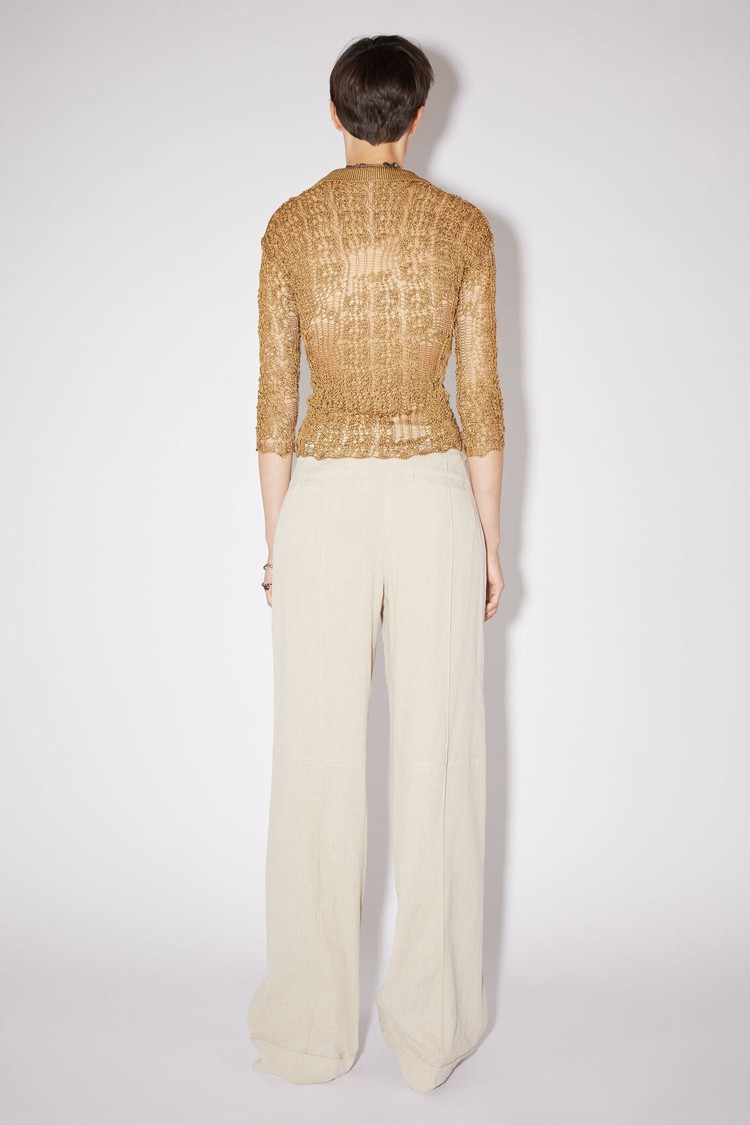 Light Brown Acne Studios Tailored Women's Trousers | TVIF-30957