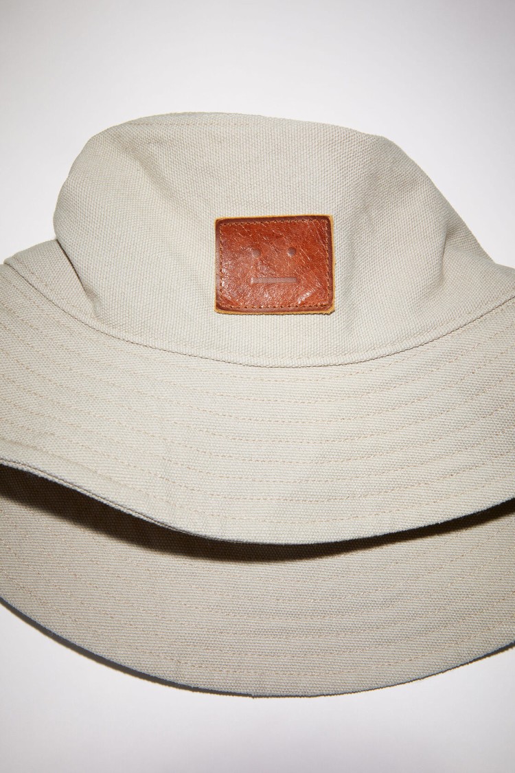 Light Brown / Beige Acne Studios Canvas Bucket Hats | RNGI-68240