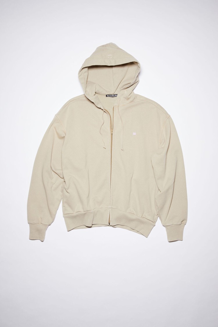 Light Brown / Beige Acne Studios Hooded Women's Hoodie | ERVY-16753