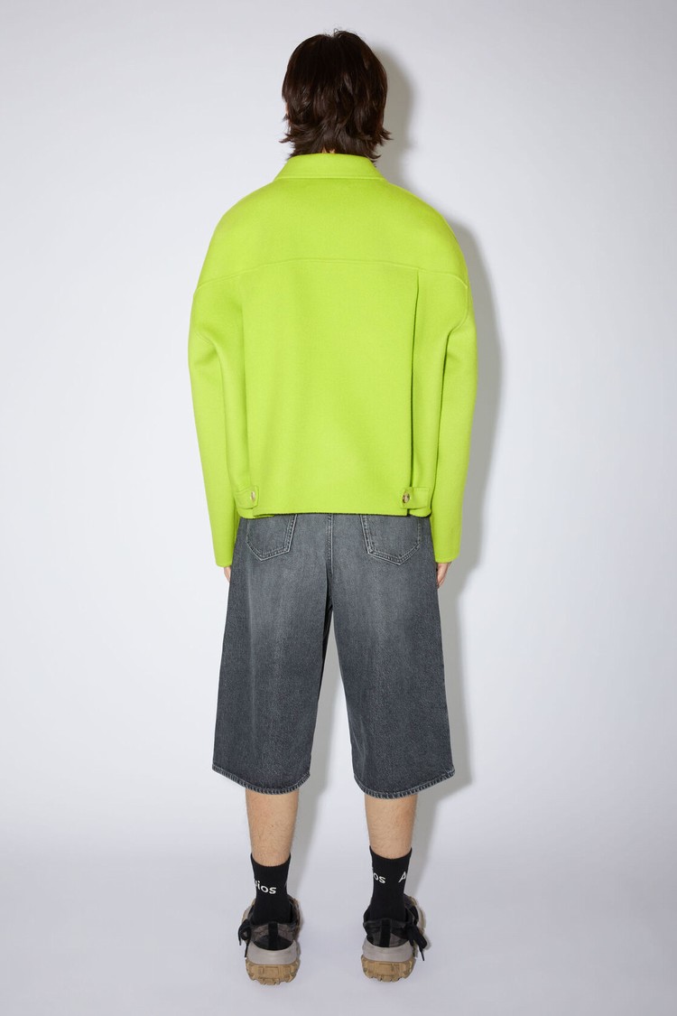 Light Green Acne Studios Wool Men's Jackets | OACR-70284