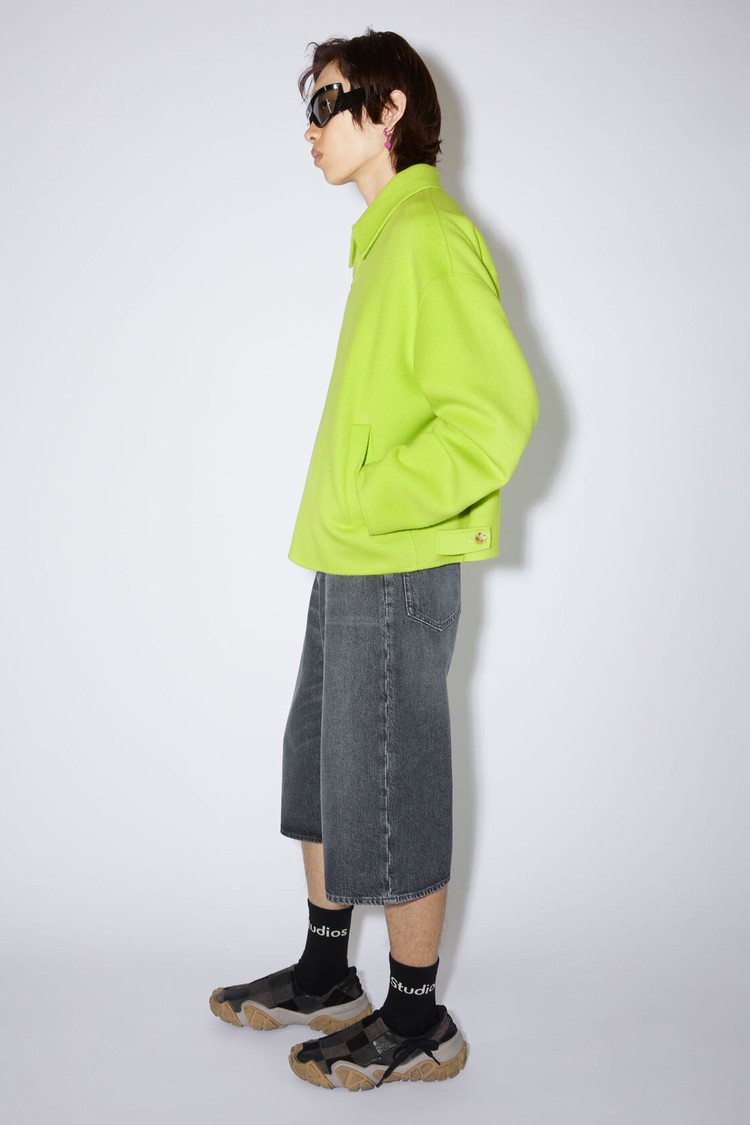 Light Green Acne Studios Wool Men's Jackets | OACR-70284