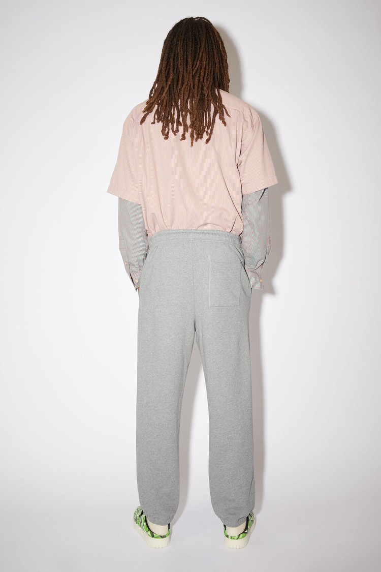 Light Grey Acne Studios Cotton Men's Sweatpants | PSUQ-89501