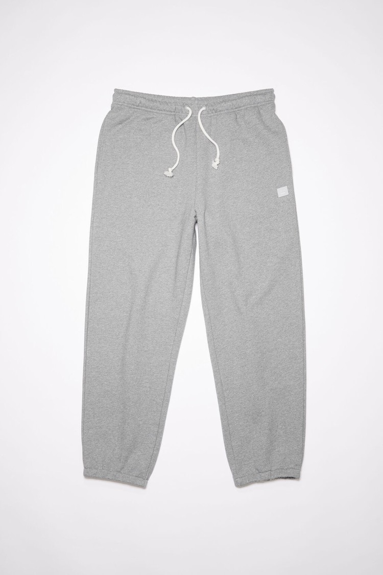 Light Grey Acne Studios Cotton Men's Sweatpants | PSUQ-89501