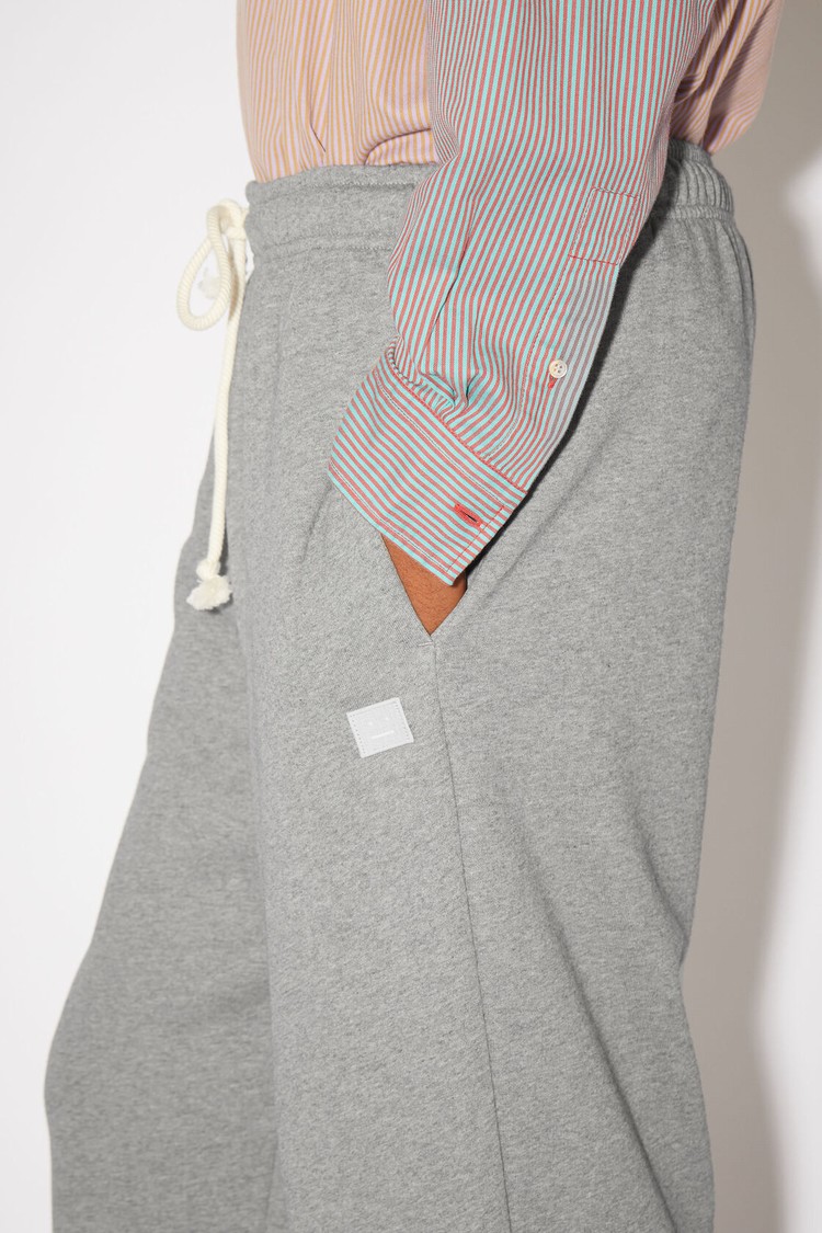 Light Grey Acne Studios Cotton Men's Sweatpants | PSUQ-89501