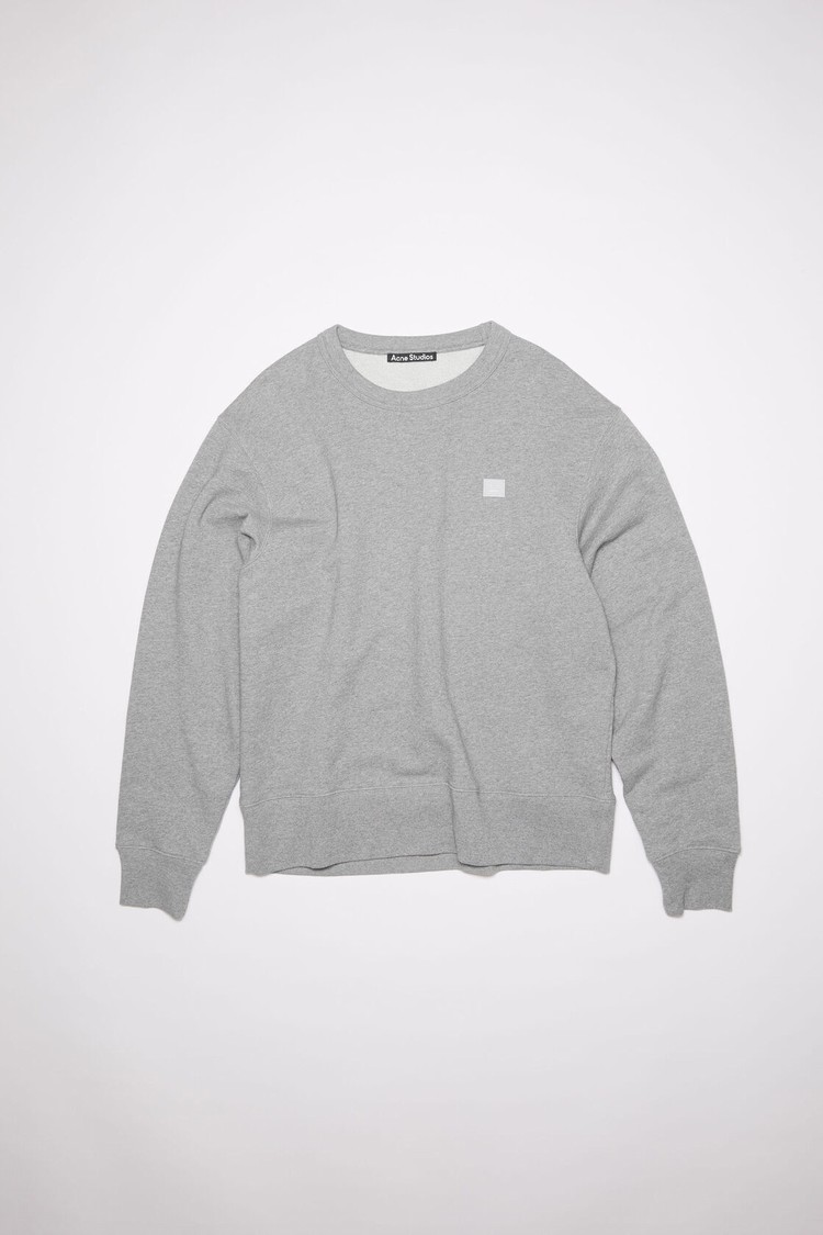 Light Grey Acne Studios Crew Neck Men's Sweatshirts | XKMY-91247