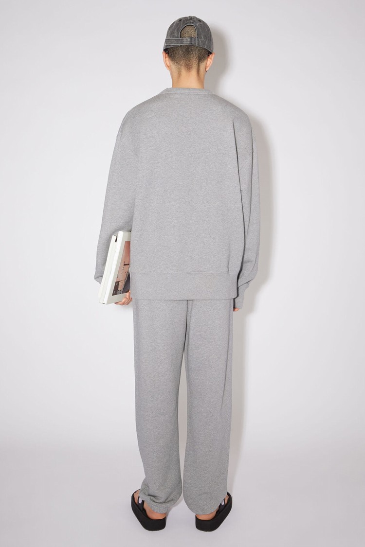 Light Grey Acne Studios Crew Neck Women's Sweatshirts | LWJA-28746