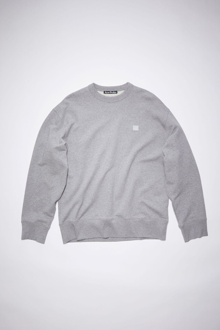 Light Grey Acne Studios Crew Neck Women's Sweatshirts | LWJA-28746