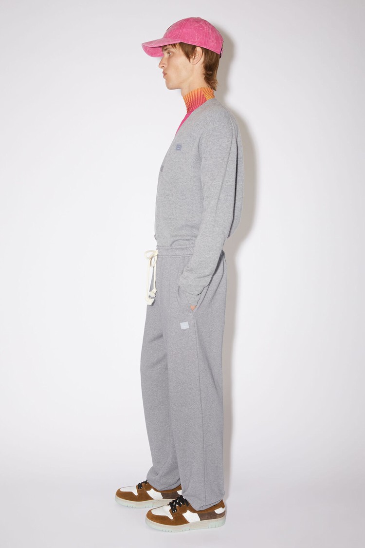 Light Grey Acne Studios Fleece Men's Sweatpants | SRGQ-69731